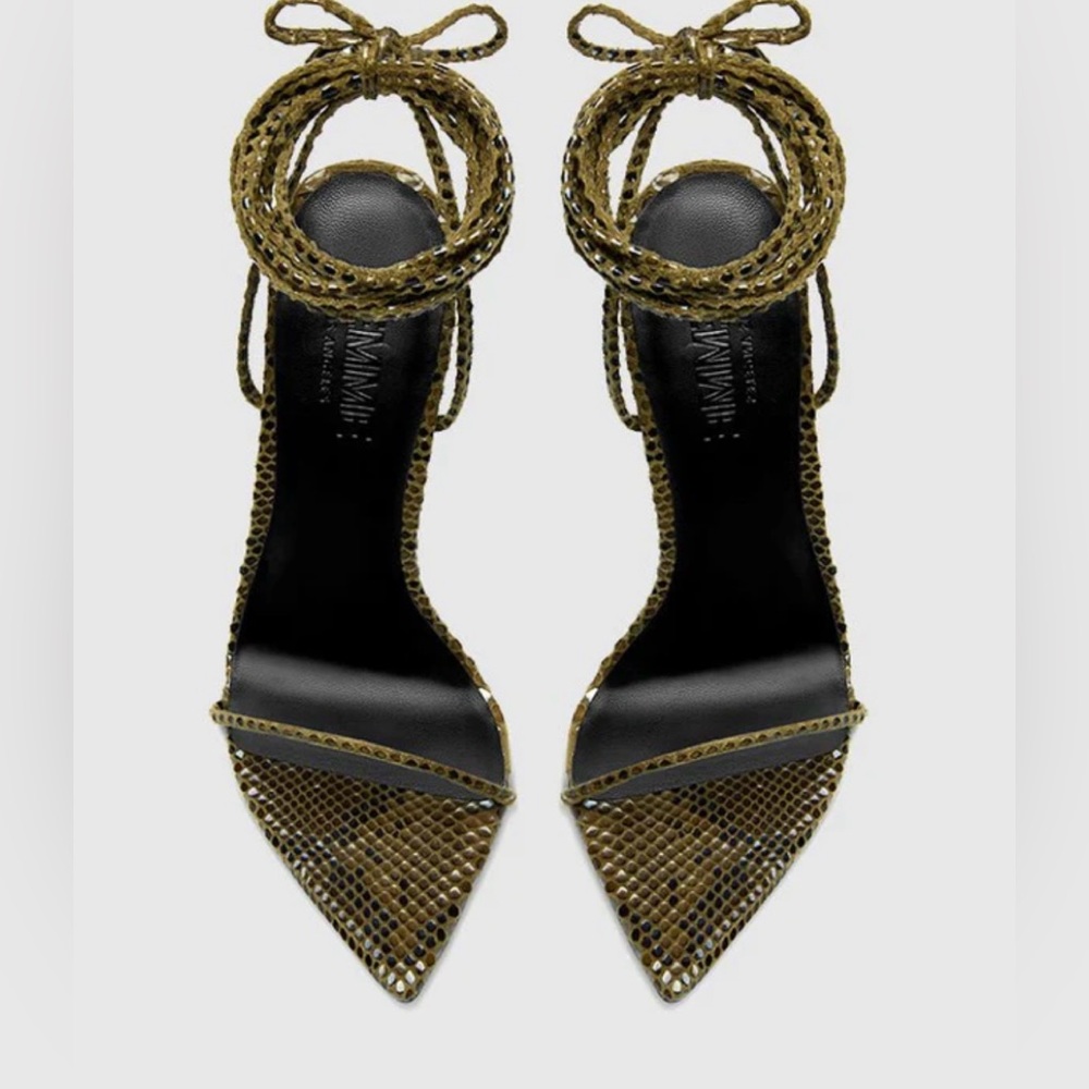 Femme LA Chic Black and Brown Women's Heels
